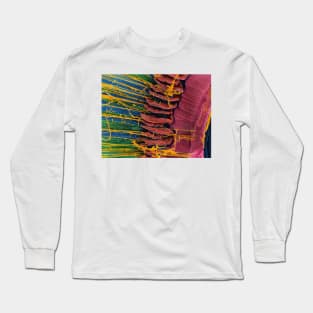 Iris of the eye, SEM (P424/0106) Long Sleeve T-Shirt